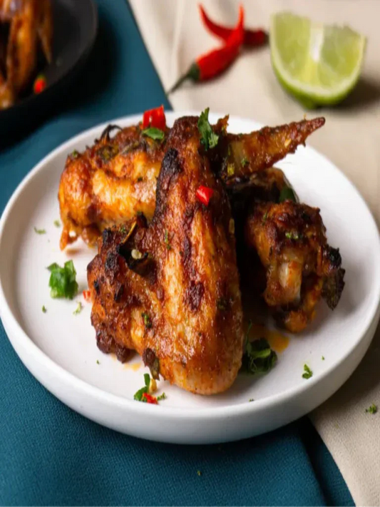 Brilliant Thai Red Curry Fried Chicken Wings