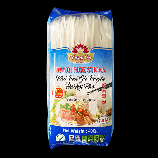 Huong Sen Hanoi Rice Sticks 4mm 400g