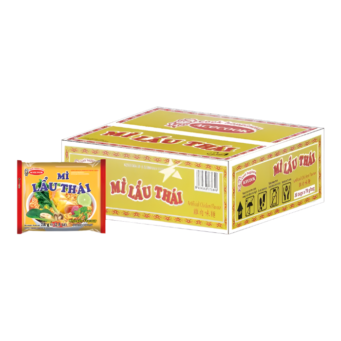 Acecook Hao Hao Chicken Flavour Instant Noodles box