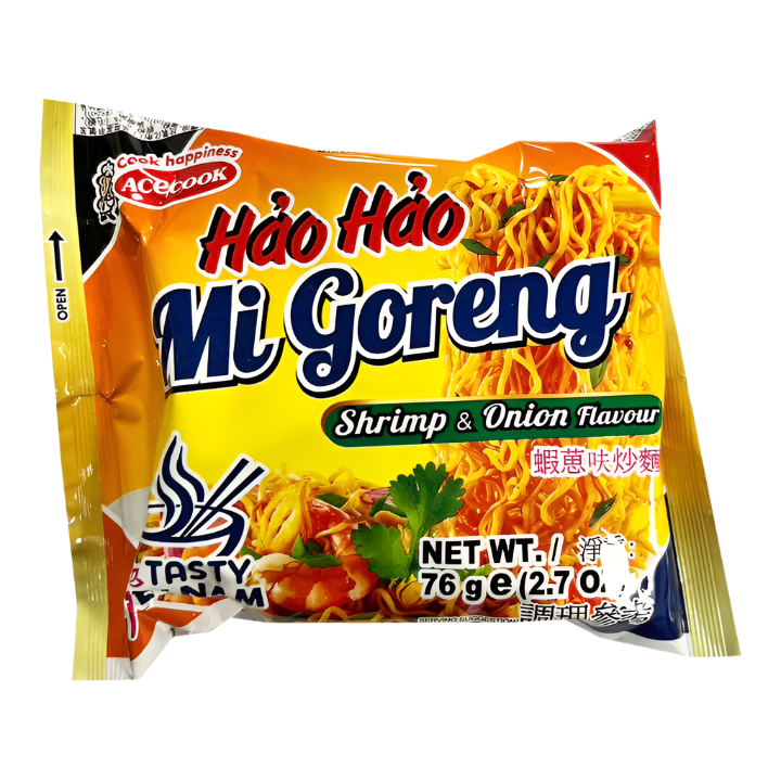 Acecook Mi Goren Shrimp & Onion Instant Noodles