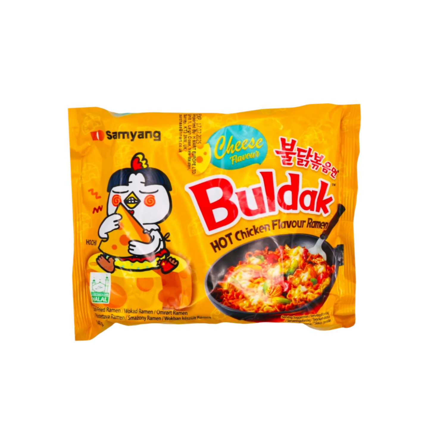 Buldak Cheese Flavoured Hot Chicken Ramen Noodles