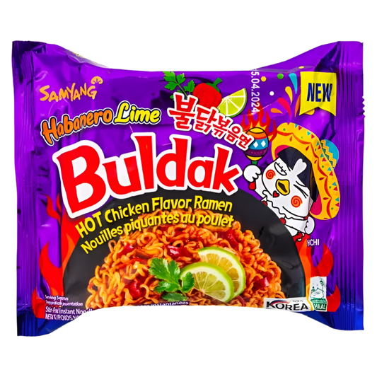 Samyang Habanero & Lime Hot Chicken Flavour Ramen Noodles