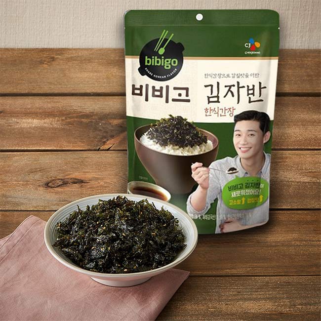 Rong biển rang Bibigo với nước tương kiểu Hàn Quốc