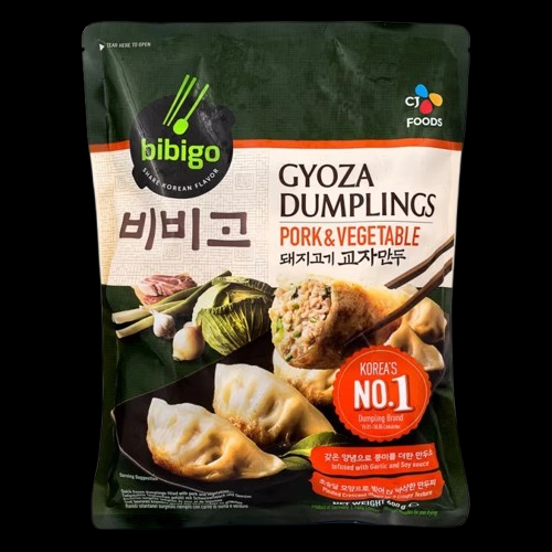 CJ Bibigo’s Gyoza Dumplings (Pork & Vegetable) are Japanese-style dumplings made with a thin and light pastry parcel and a rich filling.