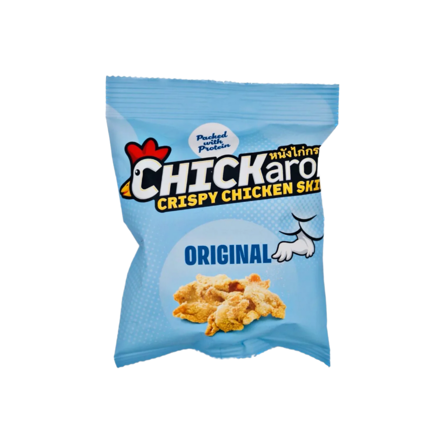 Chickaron Crispy Chicken Skin Original Flavour 40g.