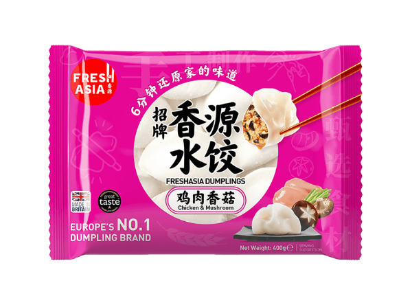 Fresh Asia Chicken & Mushroom Dumplings