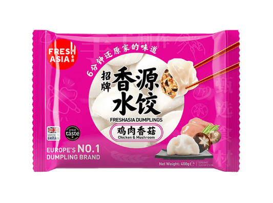 Fresh Asia Chicken & Mushroom Dumplings