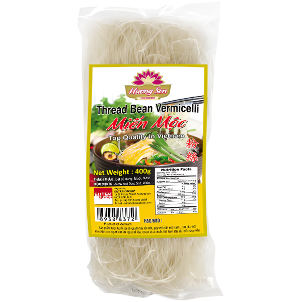 Huong Sen Thread Bean Vermicelli Mien Moc 400g