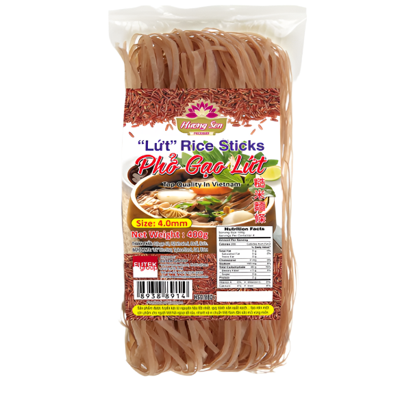 Huong Sen Lut Rice Sticks 4mm