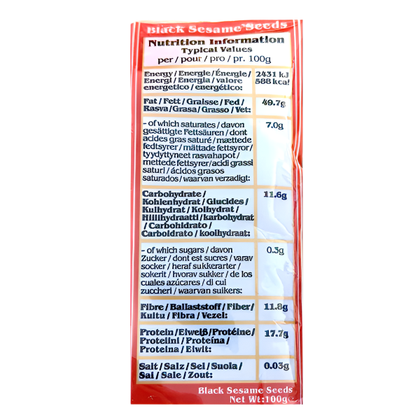 Heera-black-sesame-seeds-nutrition