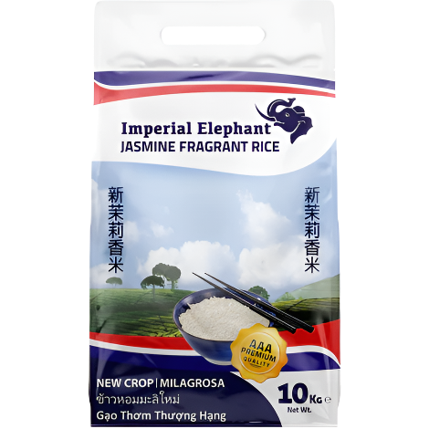 Imperial Elephant Jasmine Fragrant Rice AAA Quility 10kg