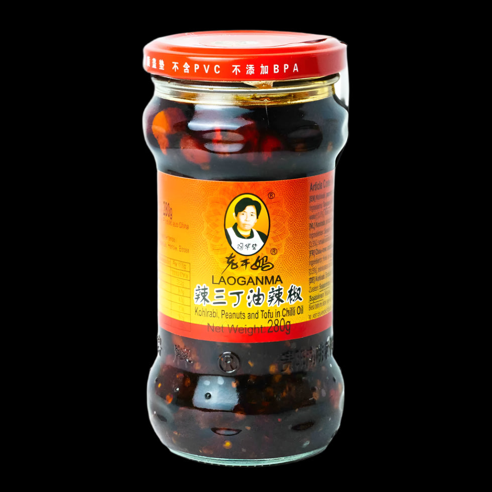 Lao Gan Ma Kohlrabi Peanuts & Tofu In Chilli Oil