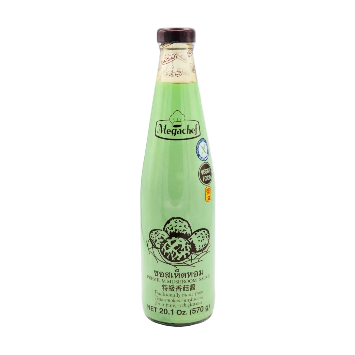 Gluten Free Mushroom Sauce By Megachef 570g Bottle