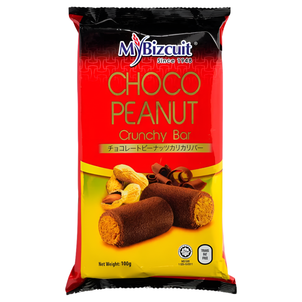 My Bizcuit Choco Peanut Crunchy Bar 100g