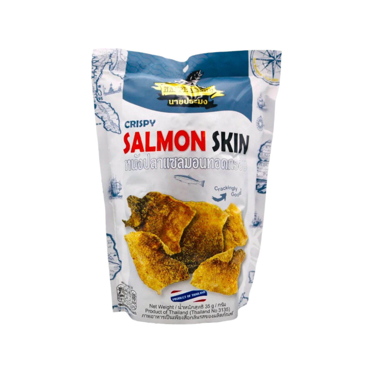 Nai Pramong Crispy Salmon Skin- Original