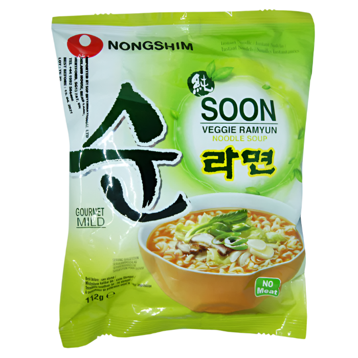 Nong Shim Soon Veggie Ramyun Noodles 112g