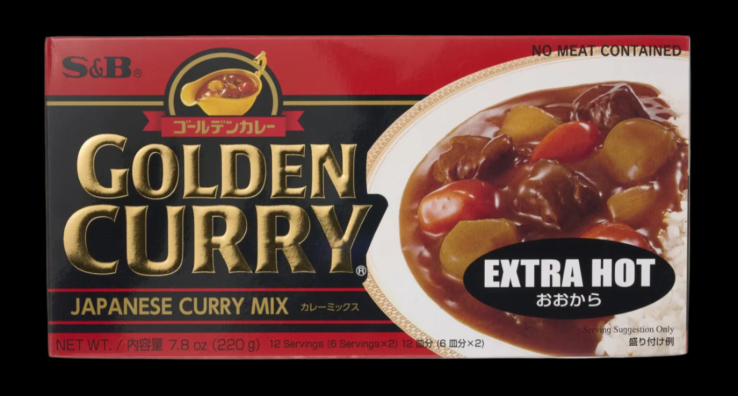 S And B Golden Curry Sauce Extra Hot