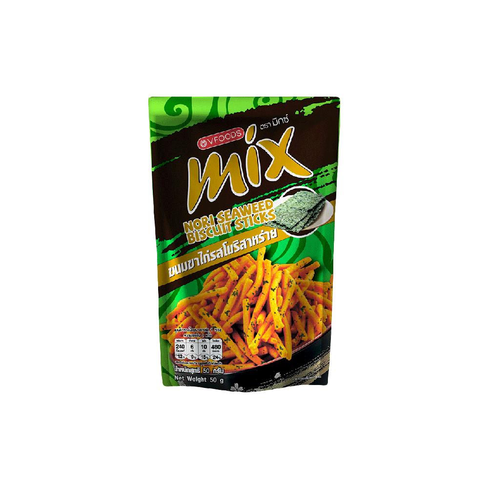 VFOODS MIX Nori Seaweed Biscuit Sticks-50g