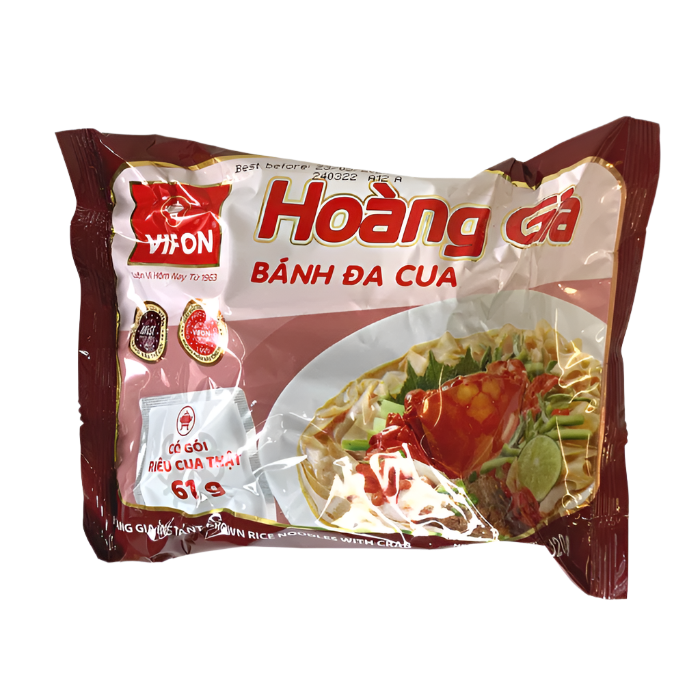 Vifon Instant Brown Rice Noodle Crab Flavour 60g
