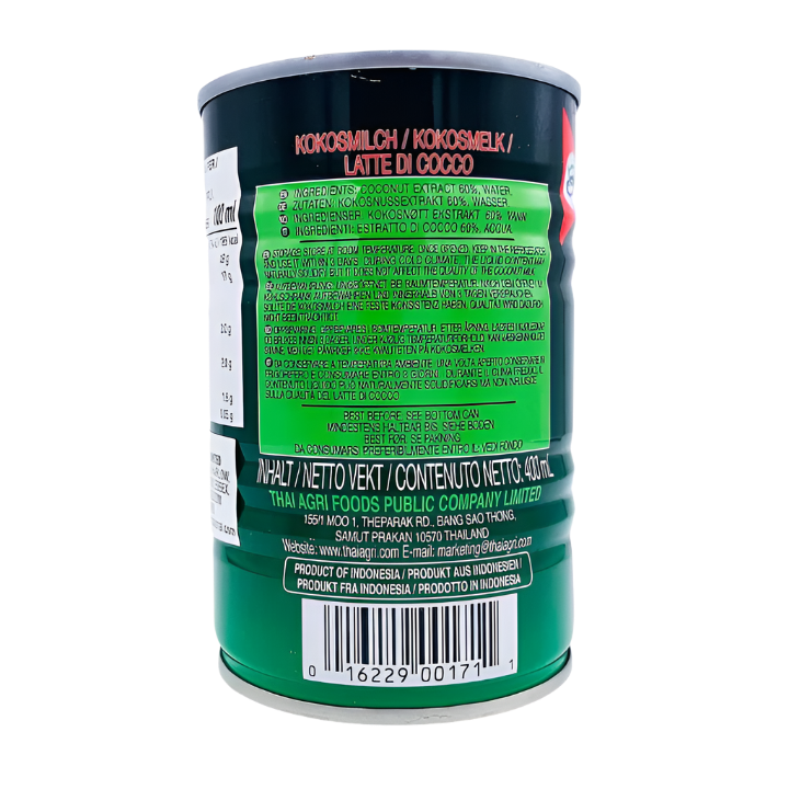 Aroy - D Coconut Milk  Ingredients From The Tasty Wok Oriental Supermarket