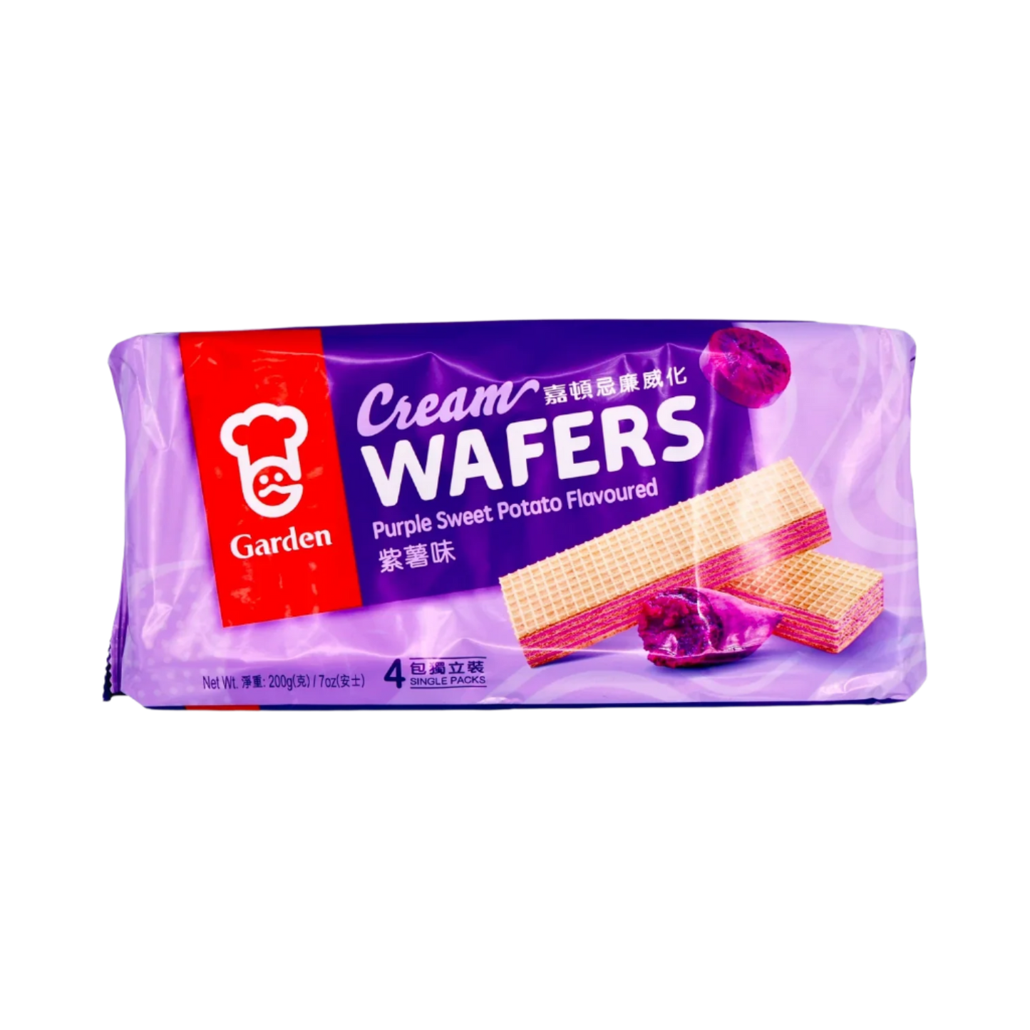 Garden Cream Wafers Purple Sweet Potato Flavour