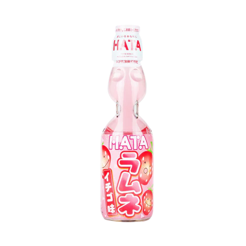 Hatakosen Strawberry Ramune Soda 200ml