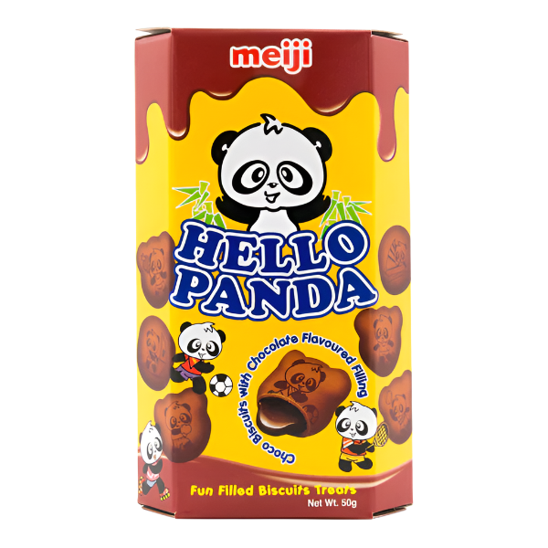 Hello Panda Double Chocolate Biscuits 50g Box