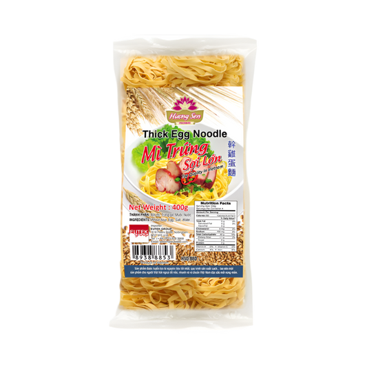 Huong Sen Thick Egg Noodles 400g