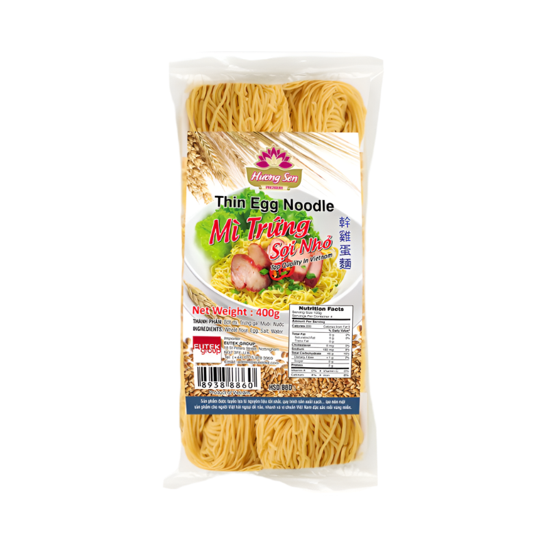 Huong Sen Medium Egg Noodles 400g