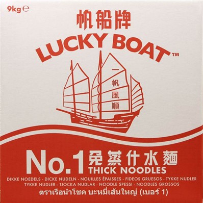 Lucky Boat No1 Thick Noodles Catering Box 9Kg
