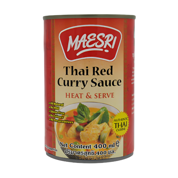 Maesri Thai Red Curry Sauce Can