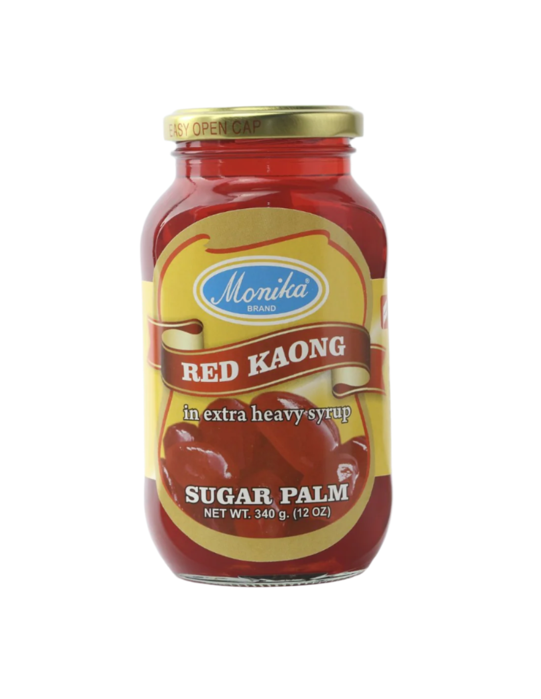 Monika Preserves Palm Fruit Kaong Red 340g