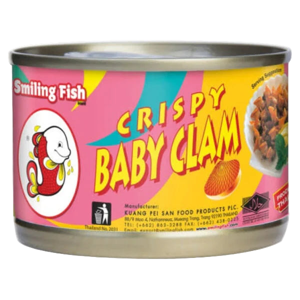 Smiling Fish Crispy Baby Clam 30g Can