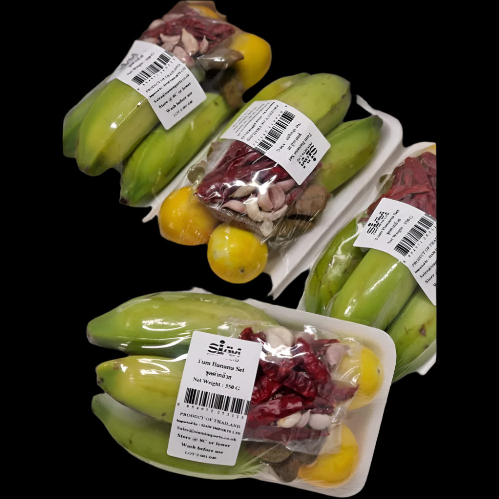 ชุดกล้วยน้ำว้าไทยสด 350 กรัม