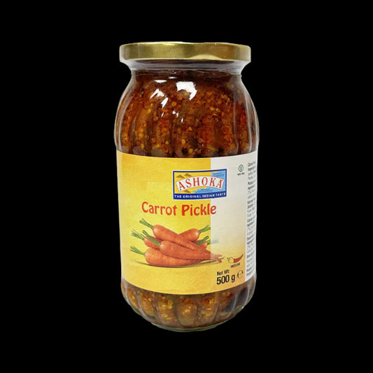 Jar of Ashoka Carrot Pickle 500g