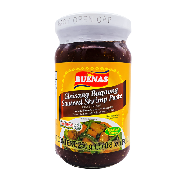 Ginisang Bagoon Sauteed Shrimp Paste 250g Jar by Buenas