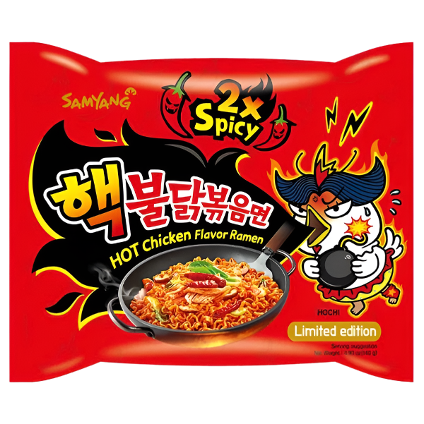 Samyang 2x Hot Chicken Flavour Ramen Noodles