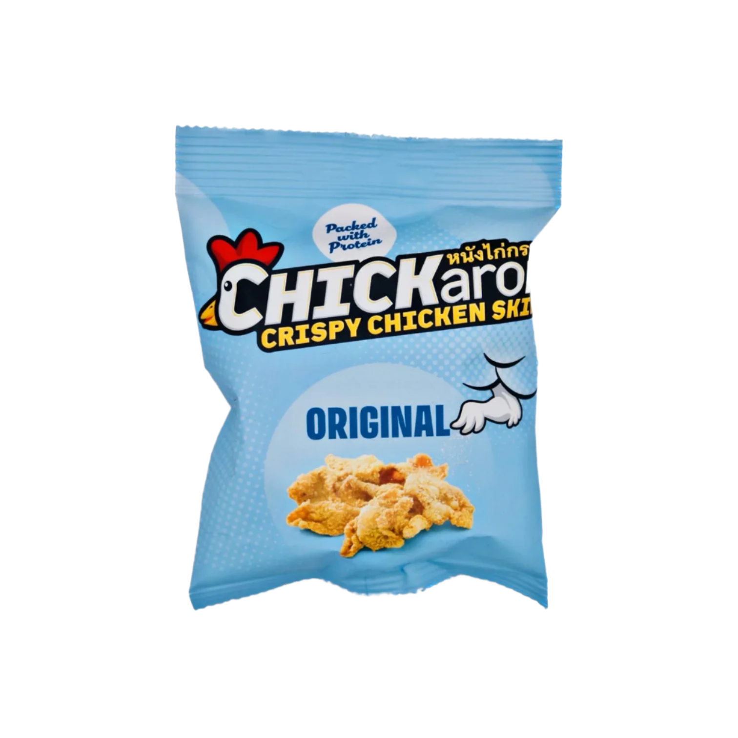 Chickaron Crispy Chicken Skin Original Flavour 40g.