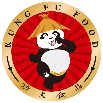 kungfu foods logo with a panda