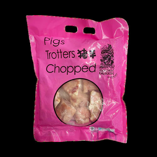 Golden Dragon Frozen Pigs Trotters Chopped 1Kg