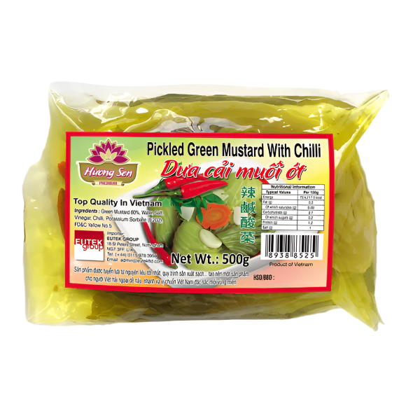 Huong Sen Picked Mustard Green With Chilli 500g