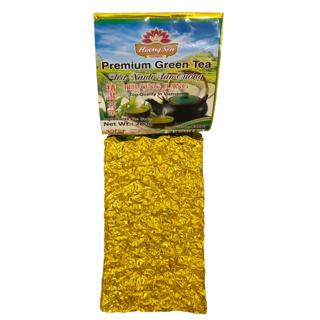 Huong Sen Premium Green Tea package 200g
