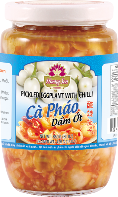 Huong Sen Pickled Egg Plant With Chilli In Brine
