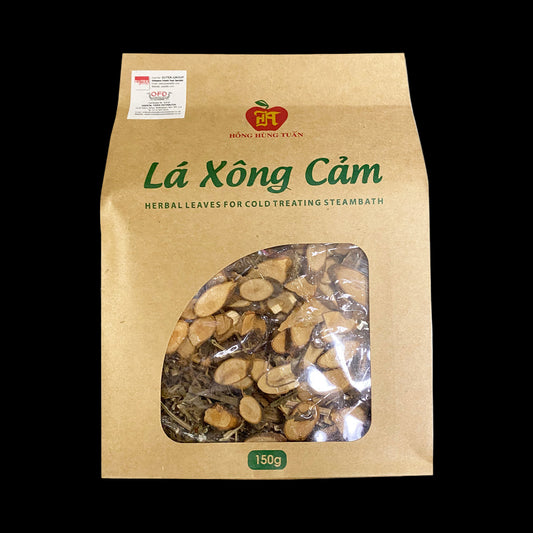 Hong Hung Tuan Lá Xông Cảm Herbal Leaves for cold-treating steambaths