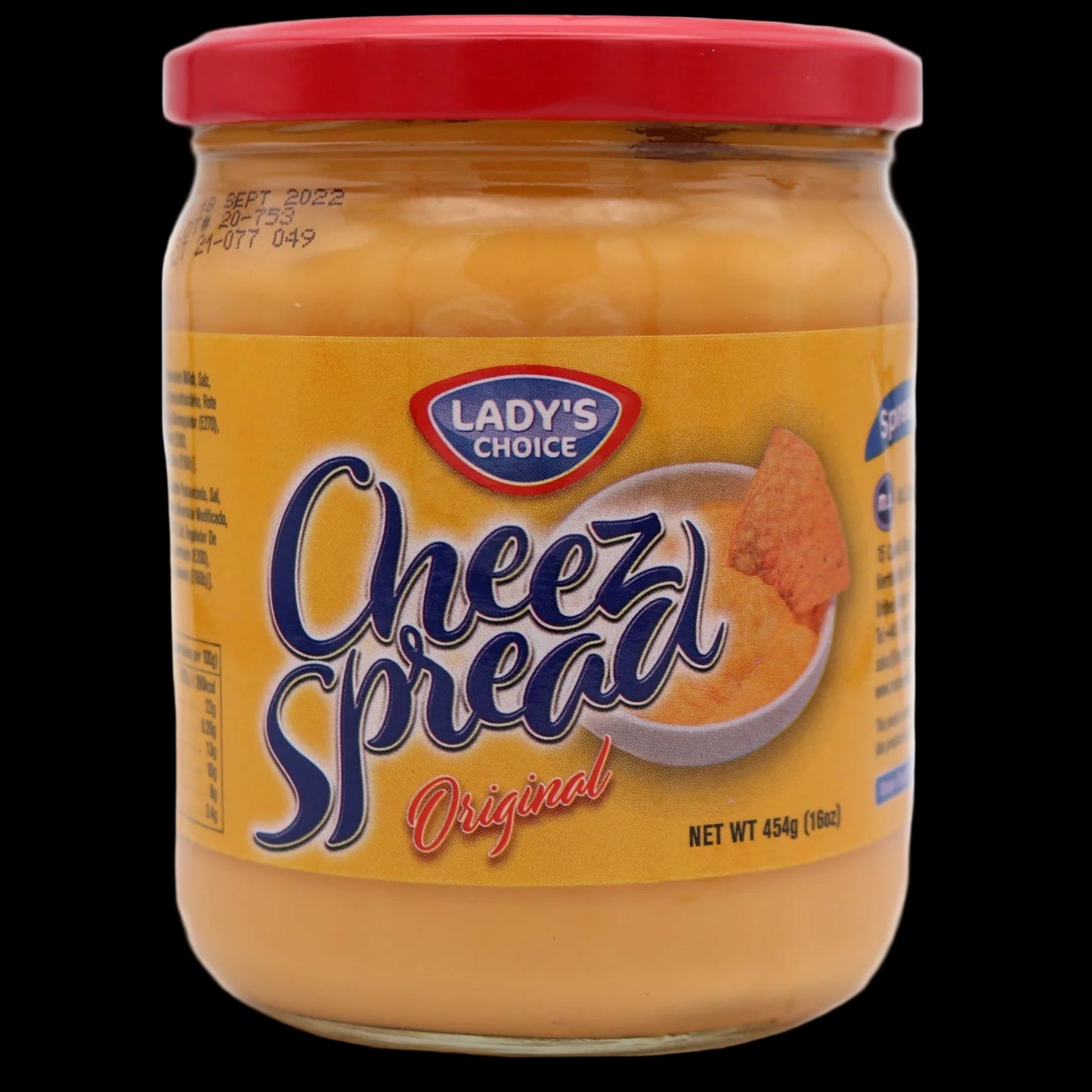 Jar of Lady's Choice Cheez Spread 454 Jar
