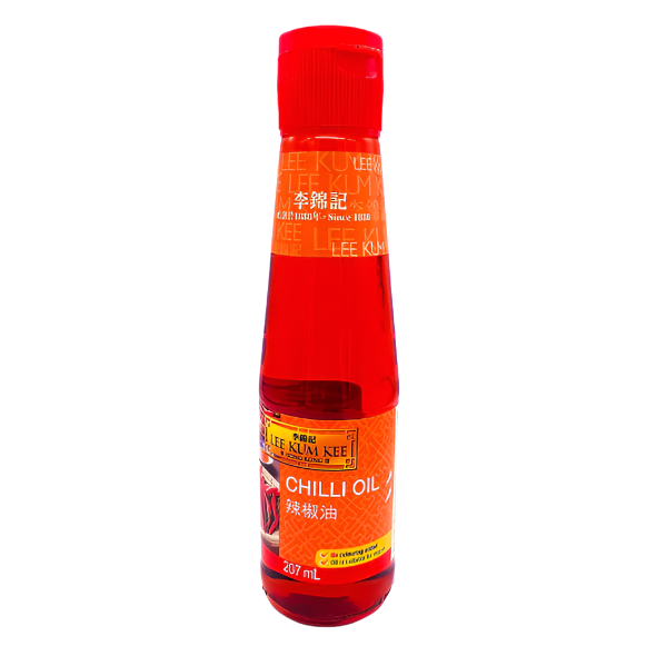 Bottle of Lee Kum Kee Chilli Oil