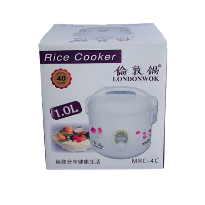 Box of a rice cooker with 'Londonwok' branding on a white background