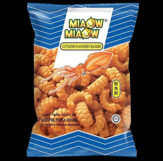 Miow Miow Cuttlefish Crackers 50g