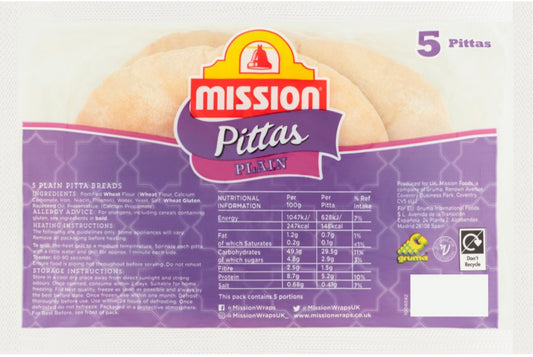 Mission Pitta Breads 5 Pittas