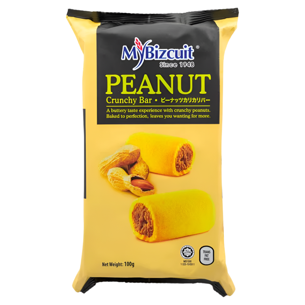 My Bizcuit Peanut Crunchy-Bar 100g